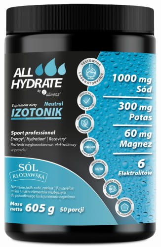ALLHYDRATE IZOTONIK 605G BEZSMAKOWY - ALINESS