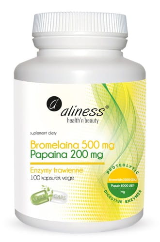 BROMELAINA 100KAPS - ALINESS