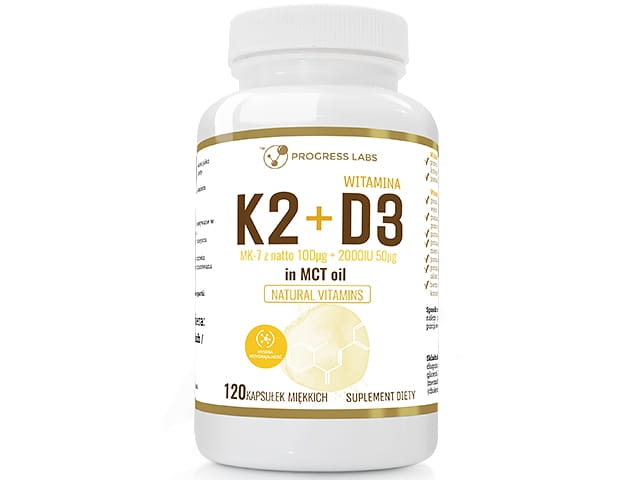 K2+D3 120 KAPS - PROGRESS LABS