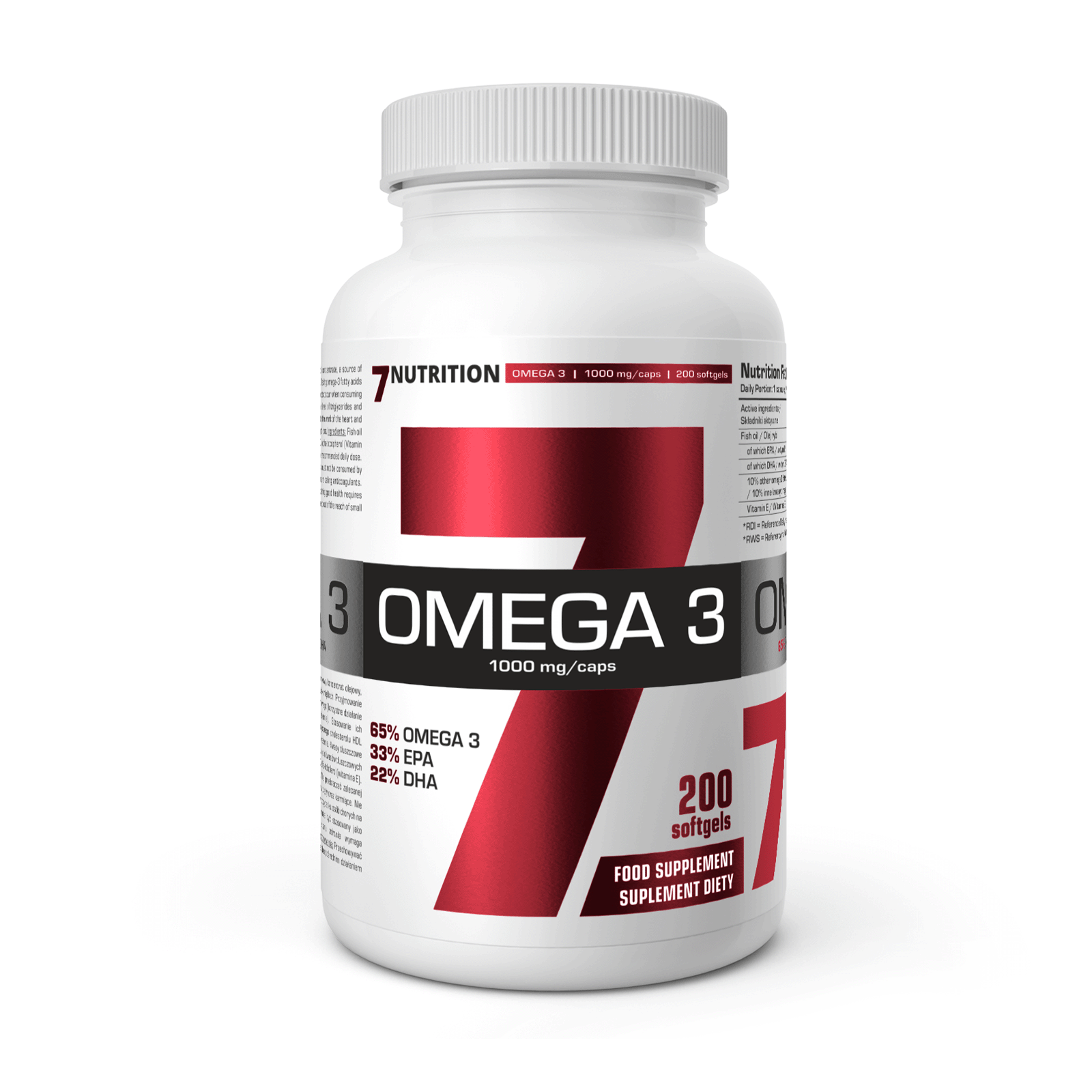 OMEGA 3 65% 200 KAPS - 7NUTRITION