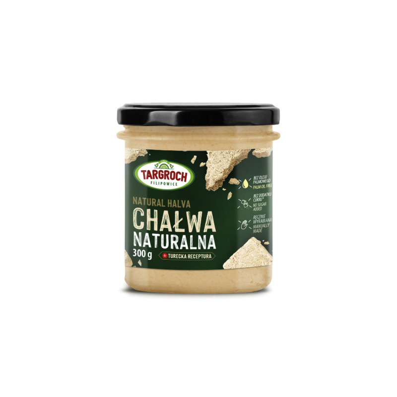 CHAŁWA NATURALNA BEZ CUKRU 300G - TARGROCH