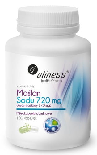 MAŚLAN SODU 720MG 100 KAPS. - ALINESS