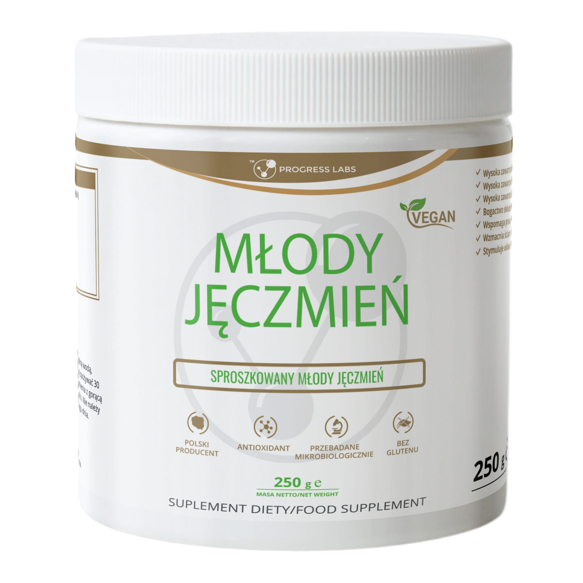 MŁODY JĘCZMIEŃ 250G - PROGRESS LABS