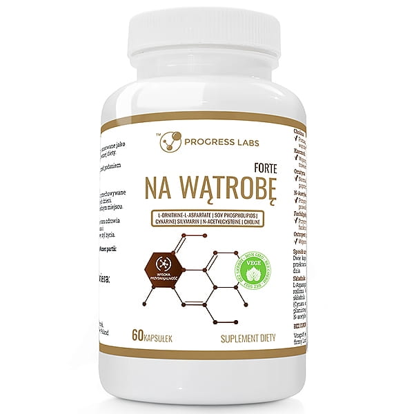 WĄTROBA FORTE 60 KAPS - PROGRESS LABS