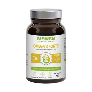 OMEGA 3 FORTE 1000 MG EPA,  500 MG DHA 90 KAPSUŁEK - BIOWEN