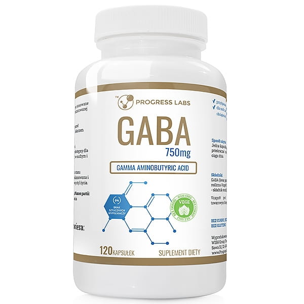 GABA 750MG 120 KAPS - PROGRESS LABS