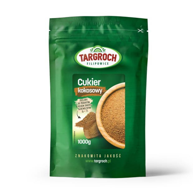 CUKIER KOKOSOWY 1000G - TARGROCH