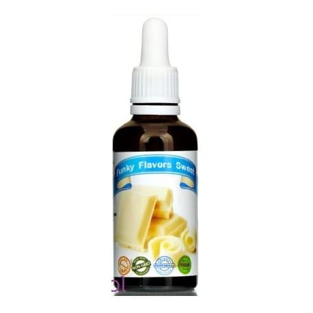 FUNKY FLAVORS 50 ML - BIAŁA CZEKOLADA / SWEET WHITE CHOCOLATE