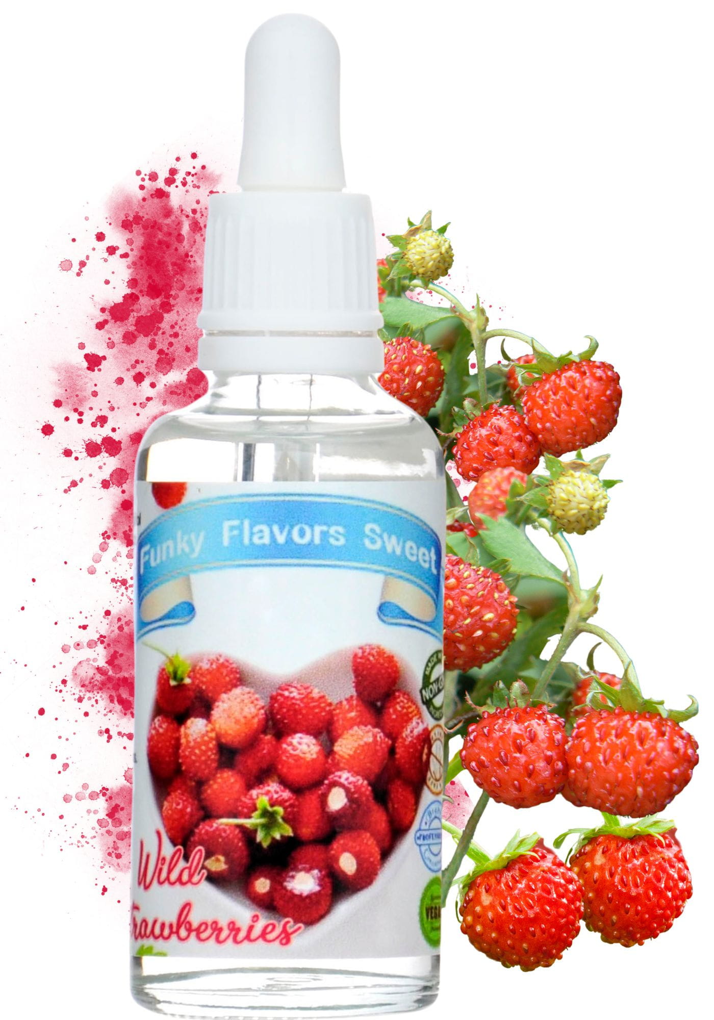 FUNKY FLAVORS 50 ML - POZIOMKA / WILD STRAWBERRY