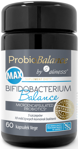 PROBIOBALANCE , MAX BIFIDOBACTERIUM BALANCE 10 MLD X 60 KAPS - ALINESS