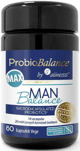 PROBIOBALANCE , MAX MAN BALANCE 20 MLD X 60 KAPS - ALINESS