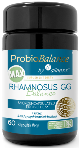 PROBIOBALANCE , MAX RHAMNOSUS GG BALANCE 5 MLD X 60 KAPS - ALINESS