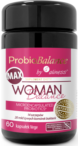 PROBIOBALANCE , MAX WOMAN BALANCE 20 MLD X 60 KAPS - ALINESS
