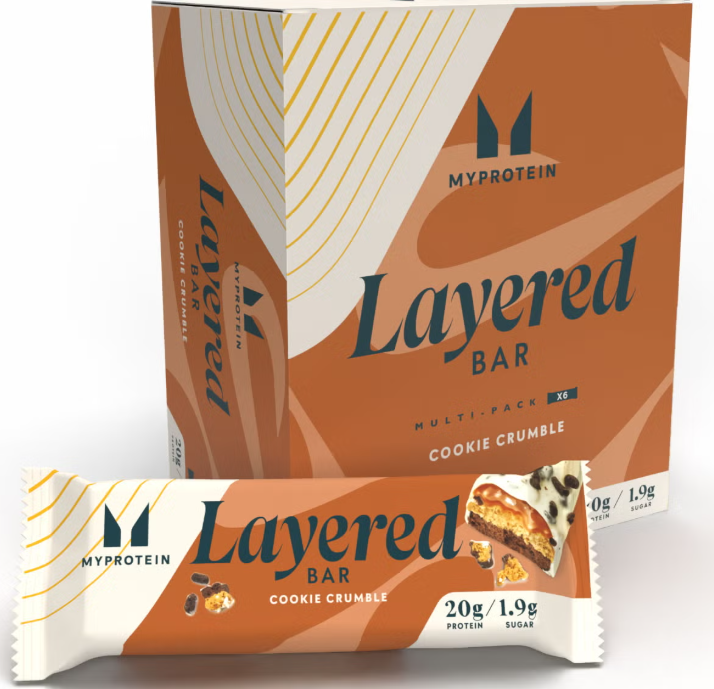 BATON LAYERED BARS CIASTECZKOWY 60G - MYPROTEIN