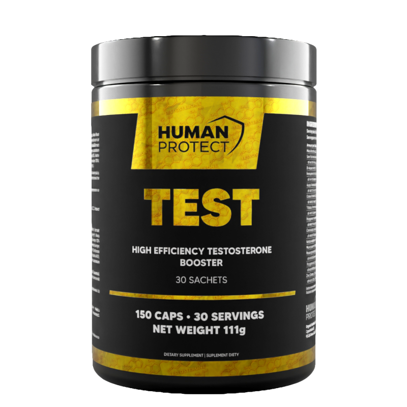 TEST TESTOSTERON BOOSTER 30SASZ 150 KAPS - HUMAN PROTECT
