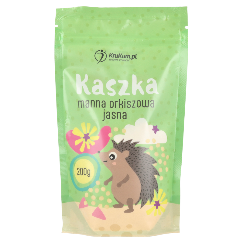 KASZKA MANNA ORKISZOWA JASNA 200G - KRUKAM