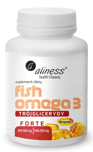 FISH OMEGA 3 FORTE 90 KAPS TRÓJGLICERYDY - ALINESS