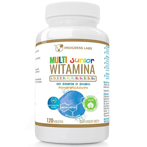MULTIWITAMINA JUNIOR DO SSANIA 120 TAB - PROGRESS LABS