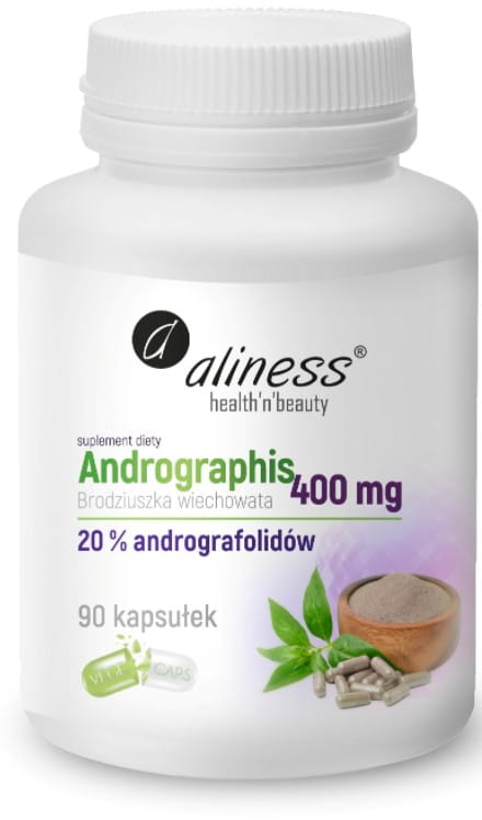 ANDROGRAPHIS 400MG 20% 90 KAPS - ALINESS