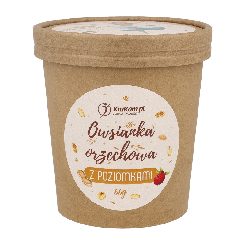 OWSIANKA ORZECHOWA Z POZIOMKAMI 66G - KRUKAM