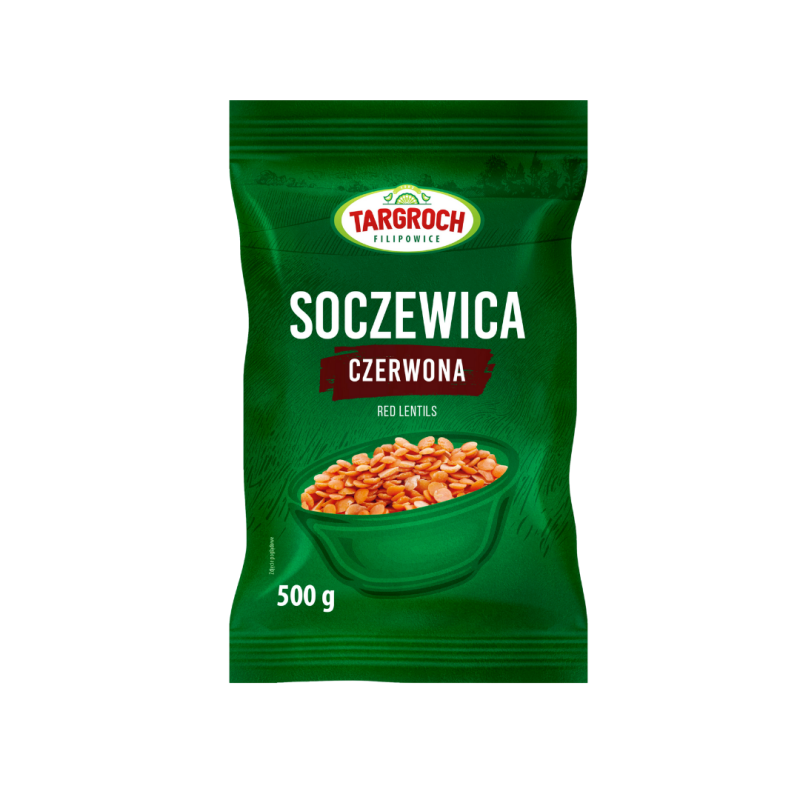 SOCZEWICA CZERWONA 500G - TARGROCH