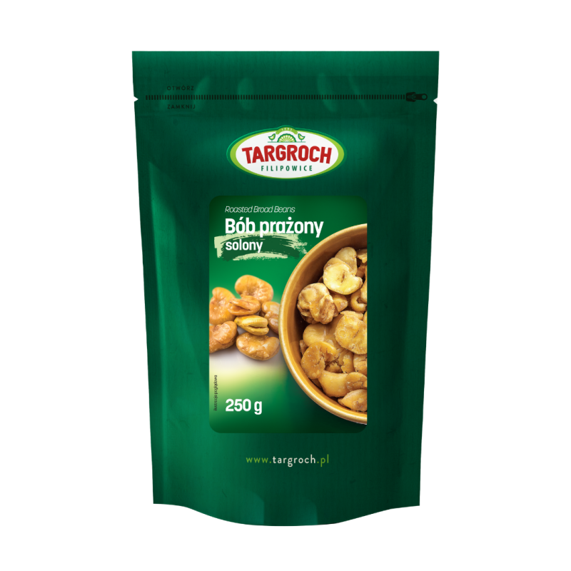 BÓB PRAŻONY SOLONY 250G - TARGROCH