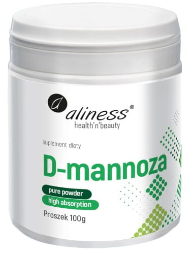D-MANNOZA PROSZEK 100G - ALINESS