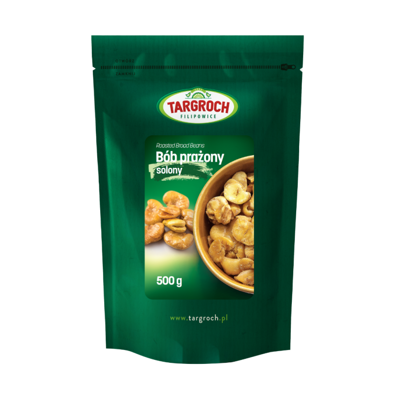 BÓB PRAŻONY SOLONY 500G - TARGROCH