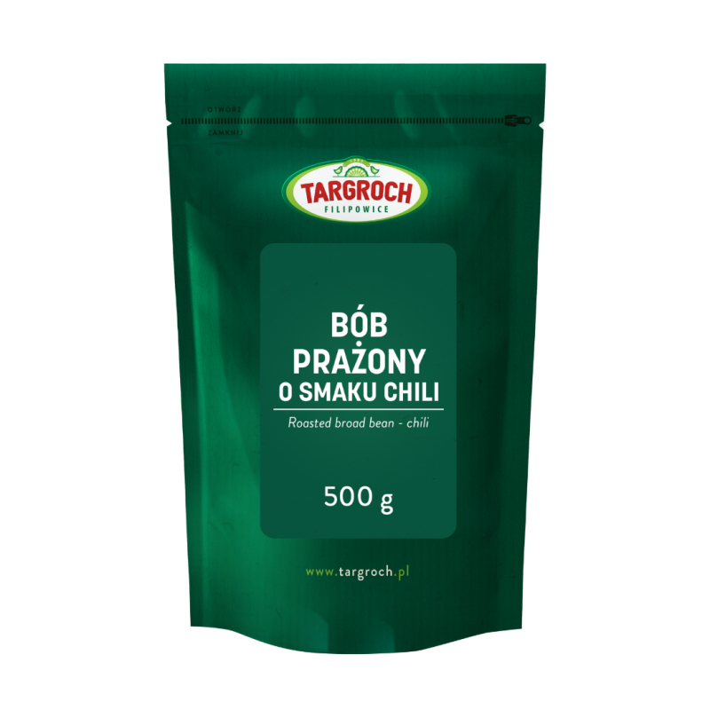 BÓB PRAŻONY O SMAKU CHILLI 250G - TARGROCH