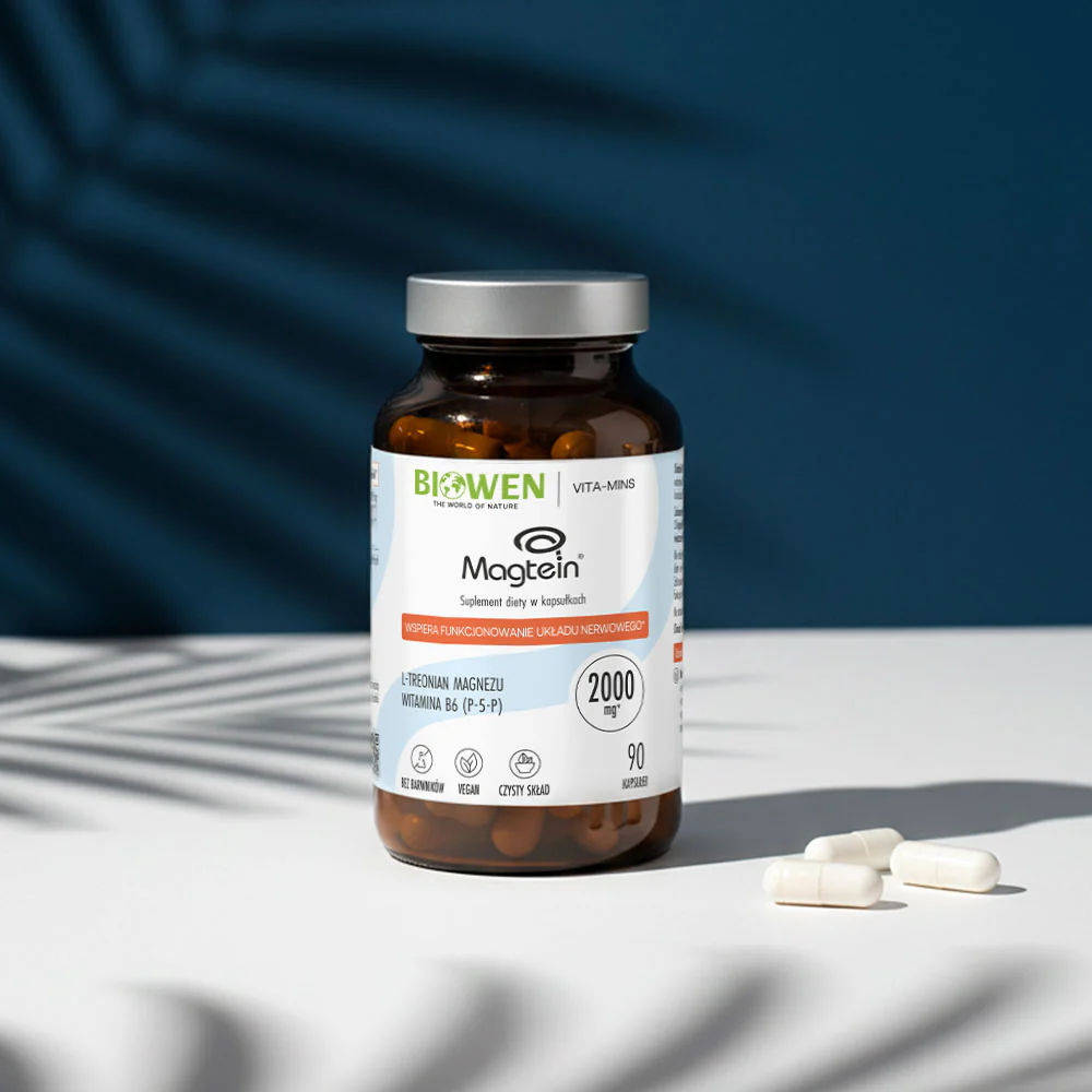 TREONIAN MAGNEZU MAGTEIN 90 KAPS - BIOWEN