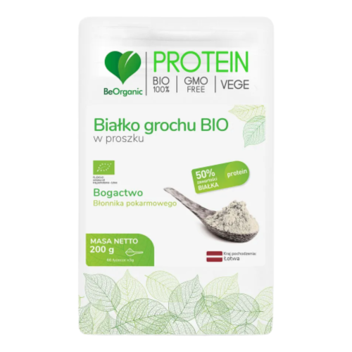 BIAŁKO GROCHU BIO 200G - BEORGANIC