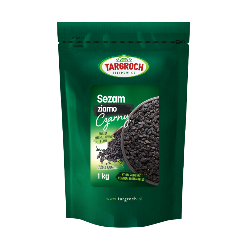 SEZAM CZARNY ZIARNO 1KG - TARGROCH
