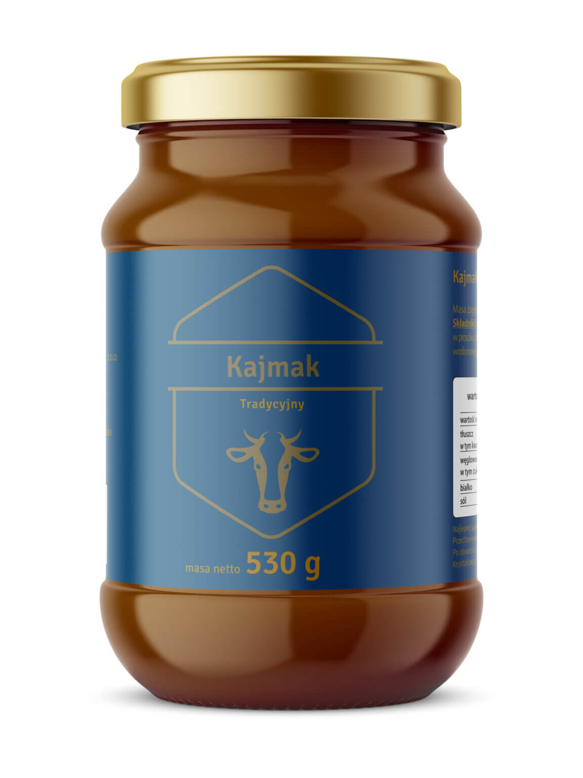 KREM MLECZNY KAJMAK TRADYCYJNY 530G - POLDER
