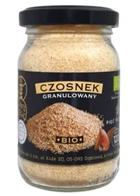 CZOSNEK GRANULOWANY BIO 120G - PIĘĆ PRZEMIAN
