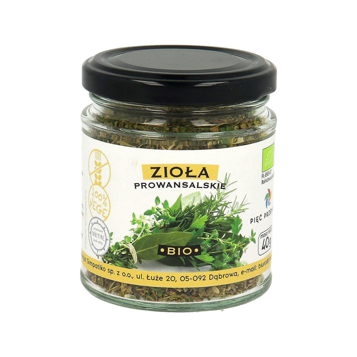 ZIOŁA PROWANSALSKIE BIO 40G - PIĘĆ PRZEMIAN