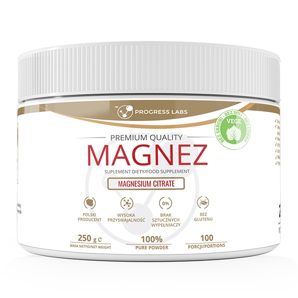 CYTRYNIAN MAGNEZU W PROSZKU 250G - PROGRESS LABS