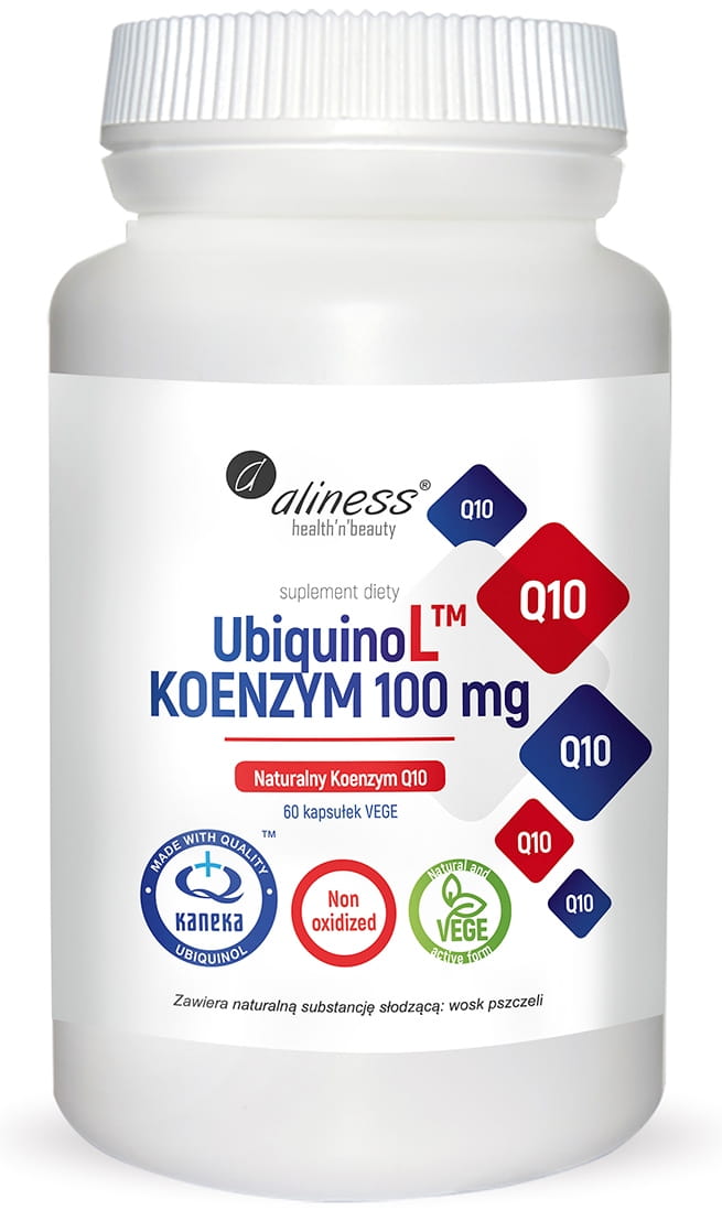 UBIQUINOL KOENZYM Q10 100MG 60 KAPS. - ALINESS