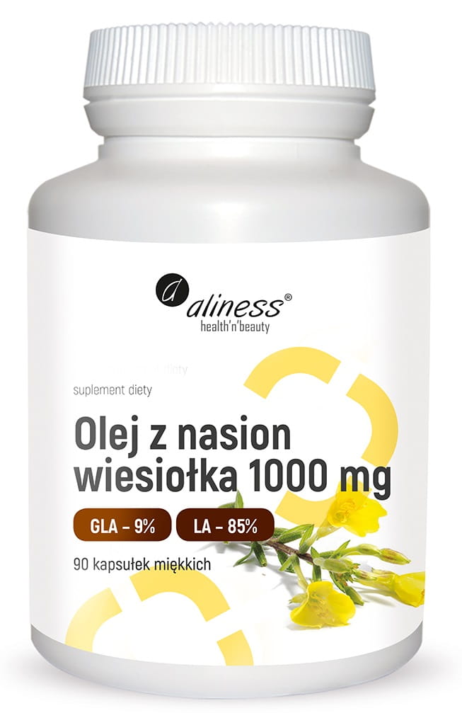 OLEJ Z NASION WIESIOŁKA 1000MG 90KAPS - ALINESS