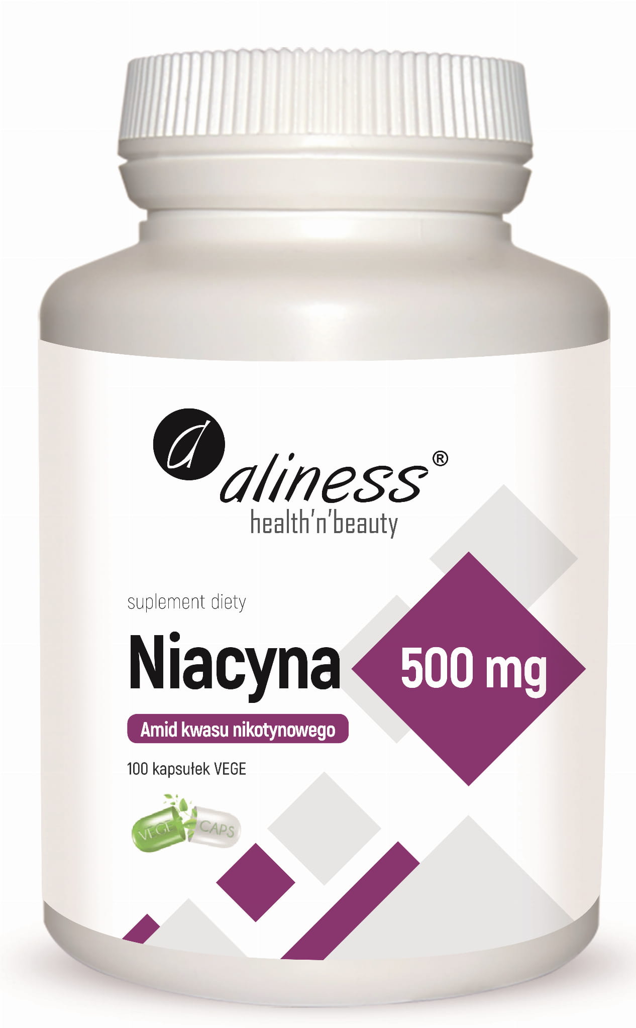 NIACYNA 500MG 100 KAPS - ALINESS