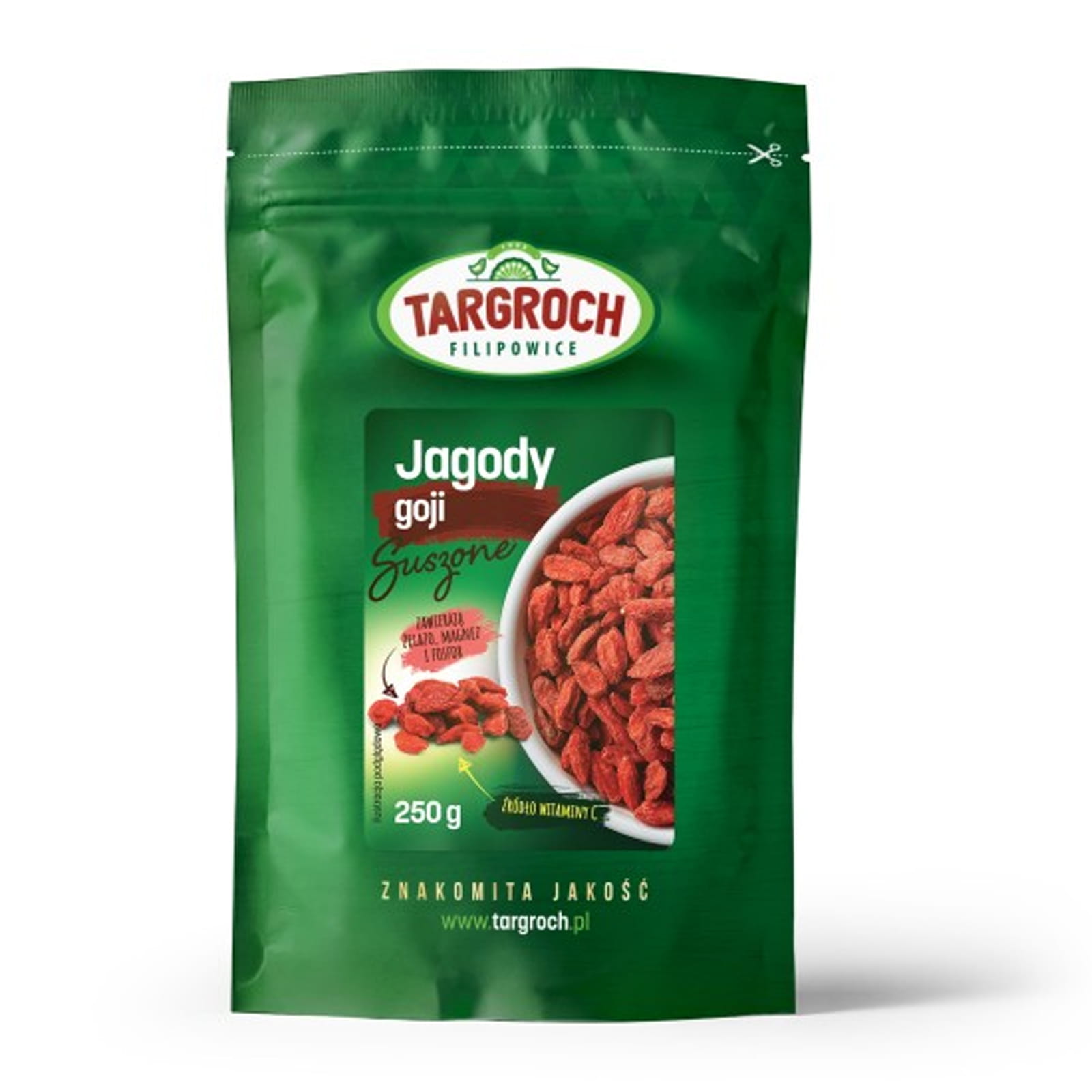 JAGODY GOJI SUSZONE 250G - TARGROCH
