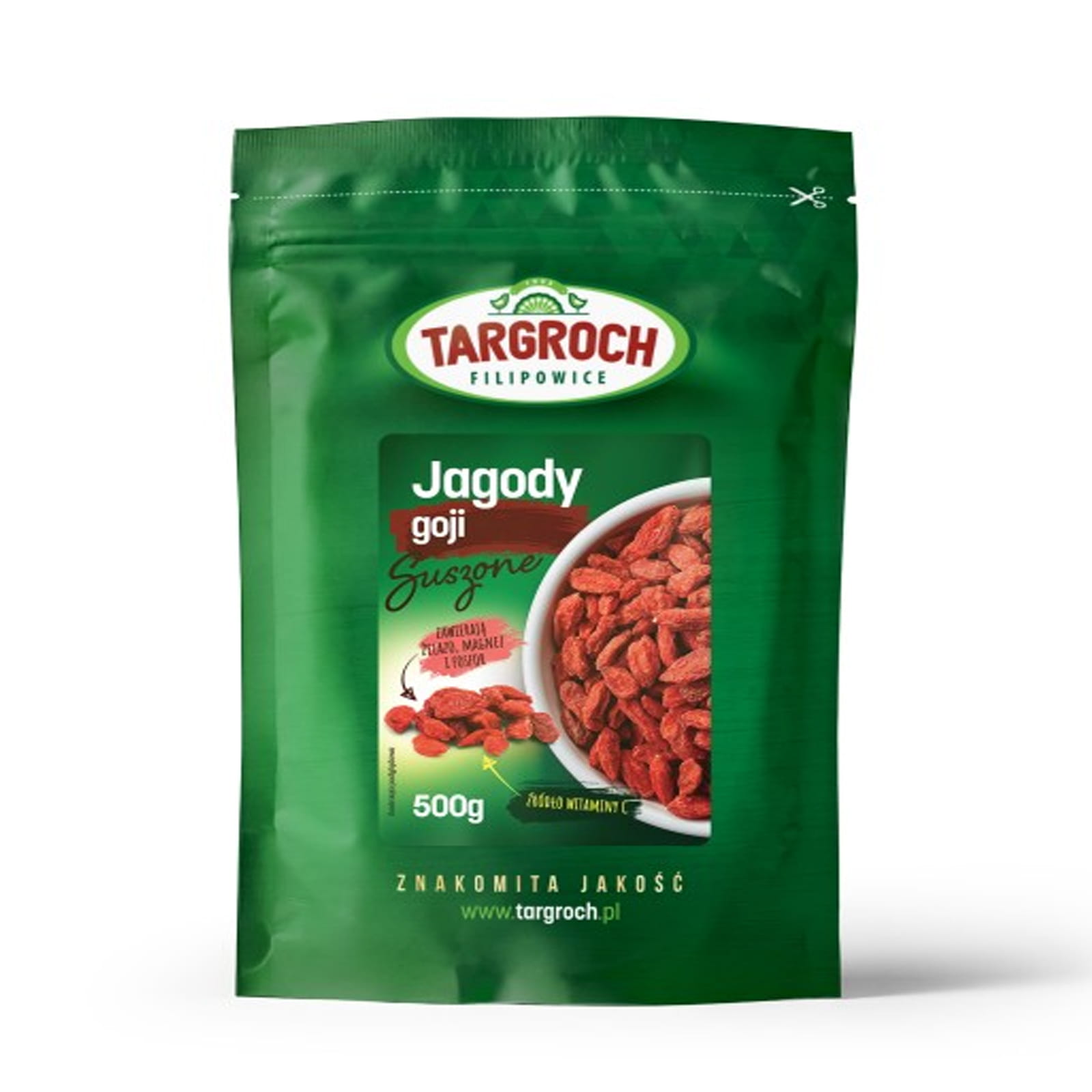 JAGODY GOJI SUSZONE 500G - TARGROCH