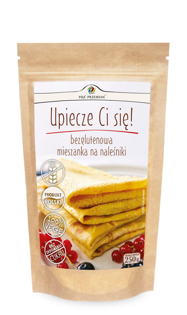 MIESZANKA NA NALEŚNIKI BEZGLUTENOWA 250G - PIĘĆ PRZEMIAN