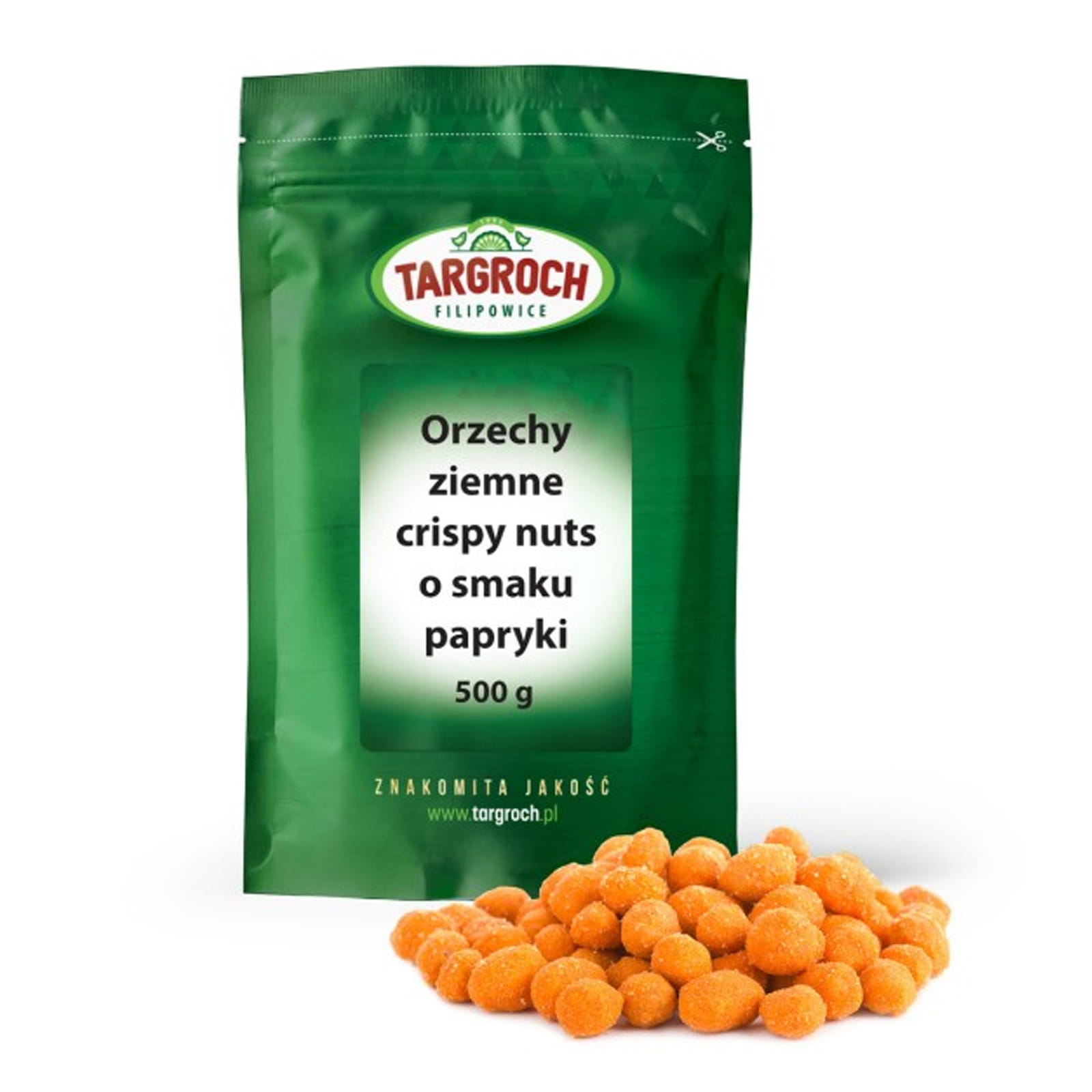 ORZECHY ZIEMNE O SMAKU PAPRYKI 500G - TARGROCH