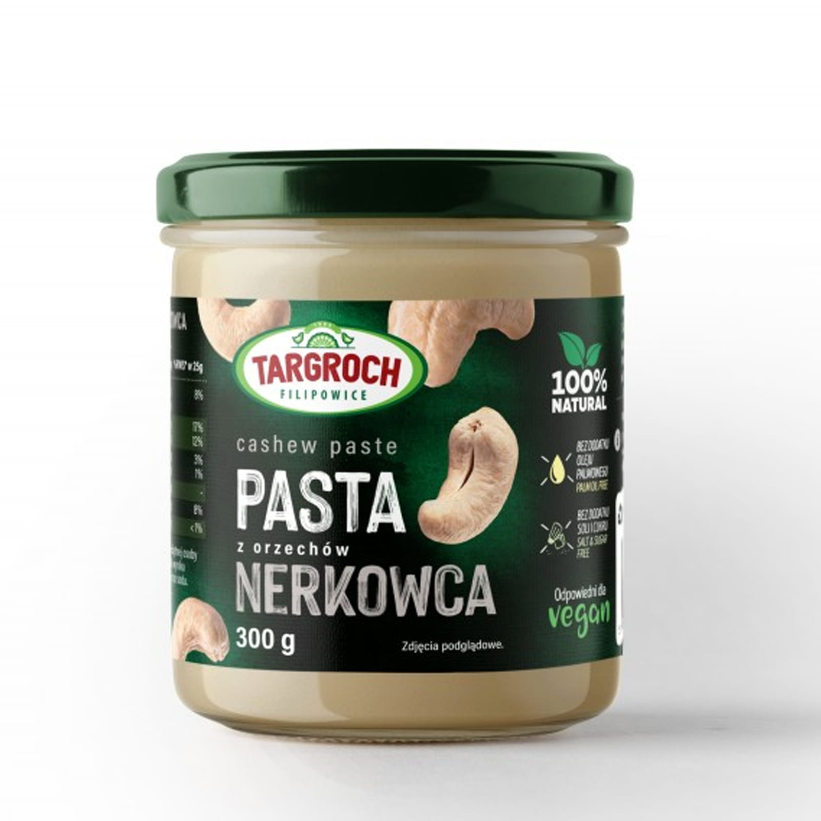 PASTA Z ORZECHÓW NERKOWCA 300G - TARGROCH