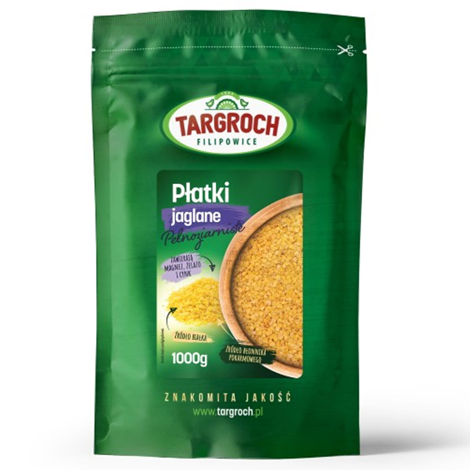 PŁATKI JAGLANE 1KG - TARGROCH